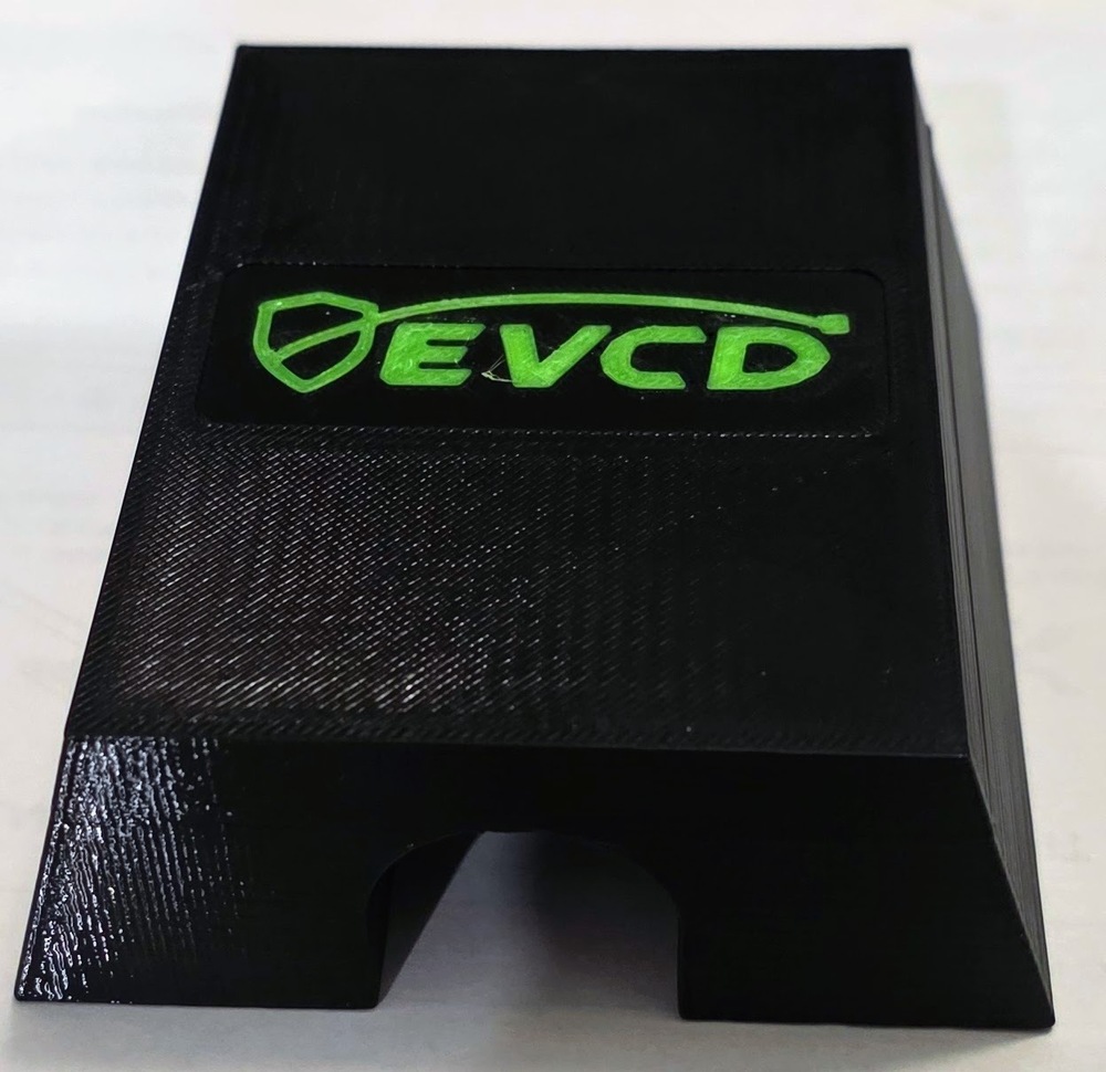 EVCD Ridge Solo Flat Top EV Charger Cable Protector Garage Door 23mm